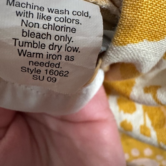 J. Crew Linen Gold and White Pencil Skirt Knee-Length Office wear resort wear - Picture 6 of 6